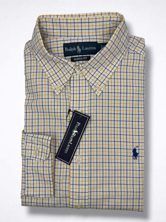 Camisa Polo Ralph Lauren Classic Fit Manga Larga Talla L