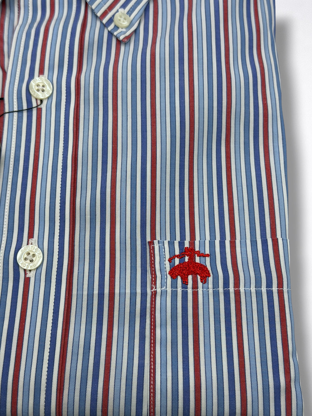Camisa Brooks Brothers Classic Fit Manga Larga Talla L