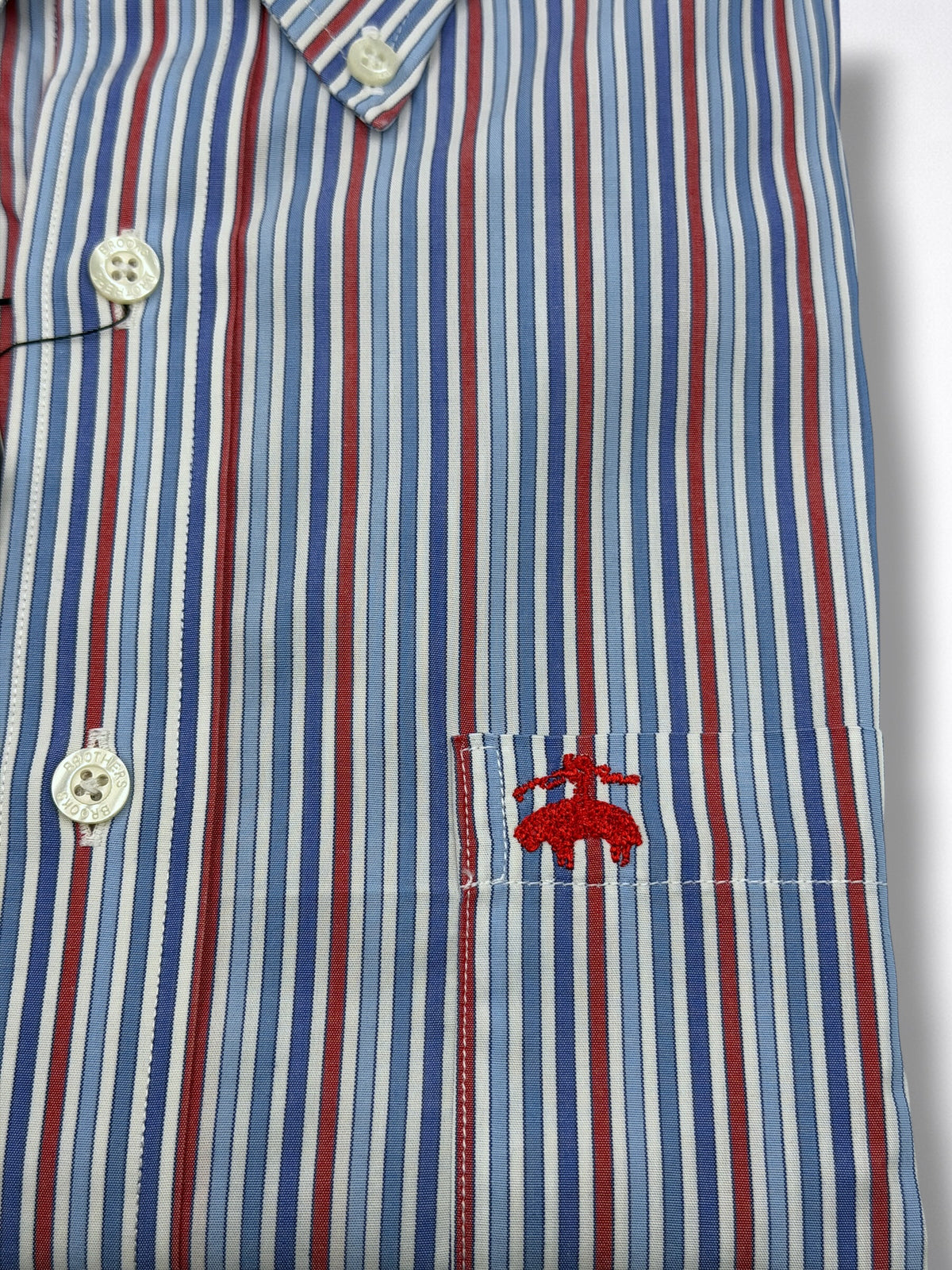 Camisa Brooks Brothers Classic Fit Manga Larga Talla L