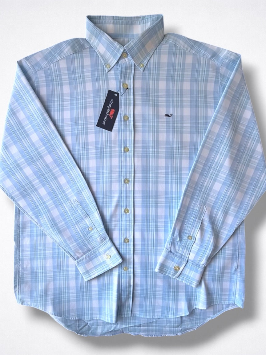 Camisa Vineyard Vines Classic Fit Manga Larga Talla XL