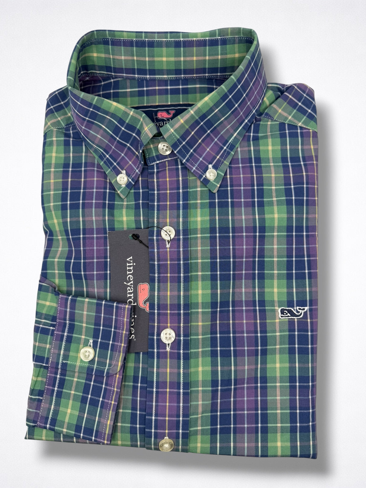 Camisa Vineyard Vines Classic Fit Manga Larga Talla S