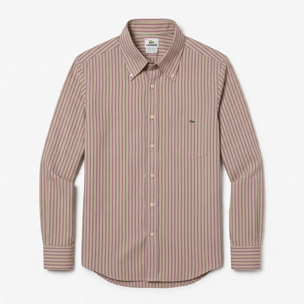 Camisa Lacoste Classic Fit manga larga talla L