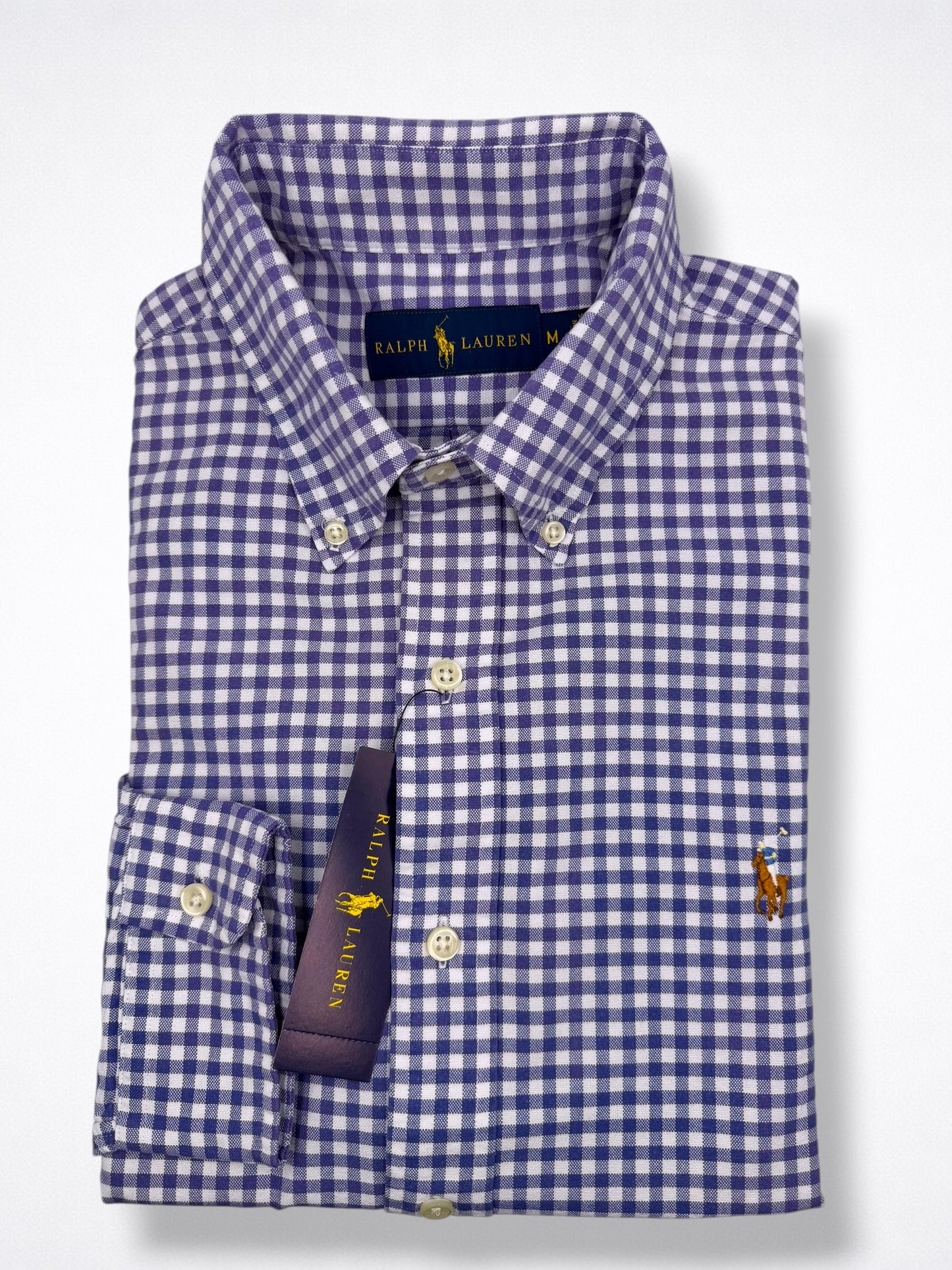 Camisa Polo Ralph Lauren Classic Fit Manga Larga Talla M