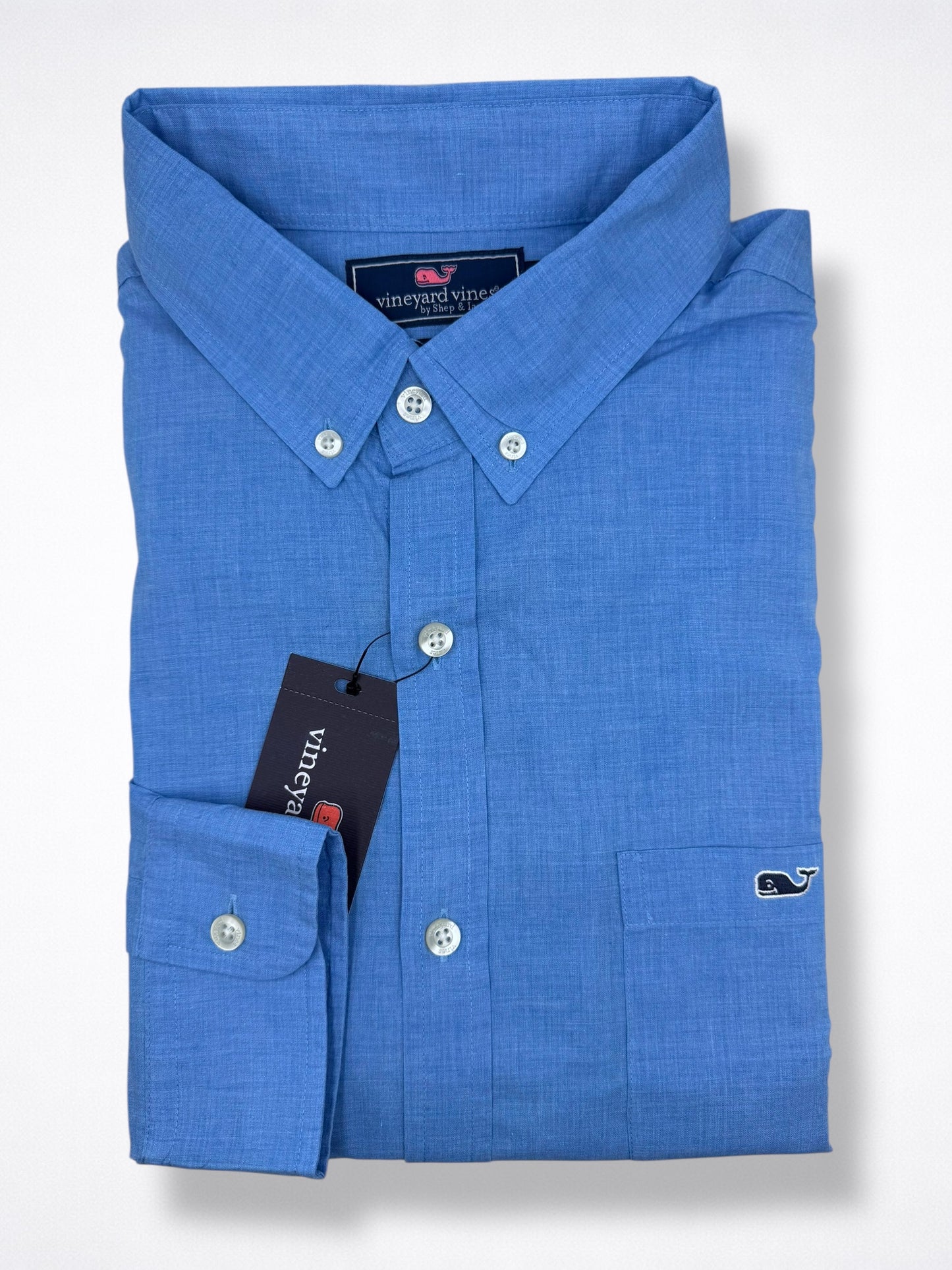 Camisa Vineyard Vines Classic Fit Manga Larga Talla L