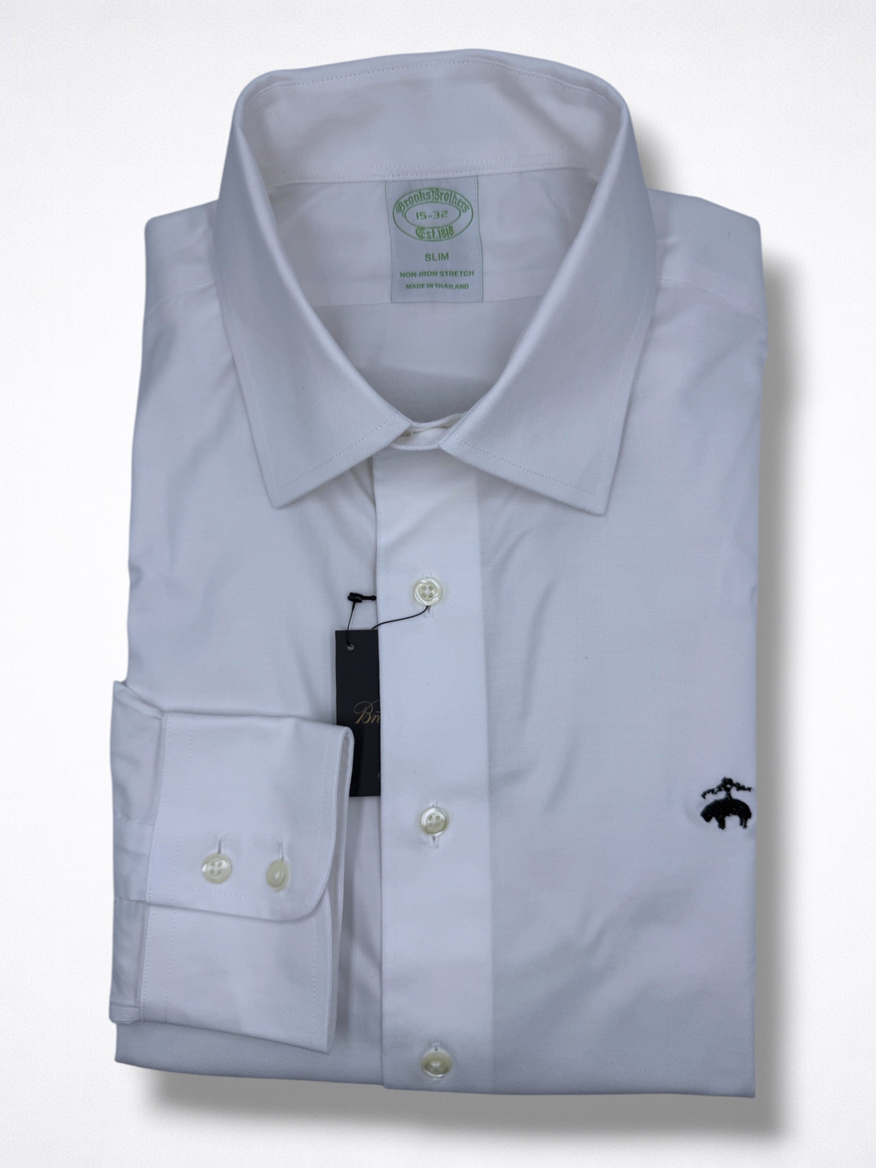 Camisa Brooks Brothers Classic Fit Manga Larga Talla S