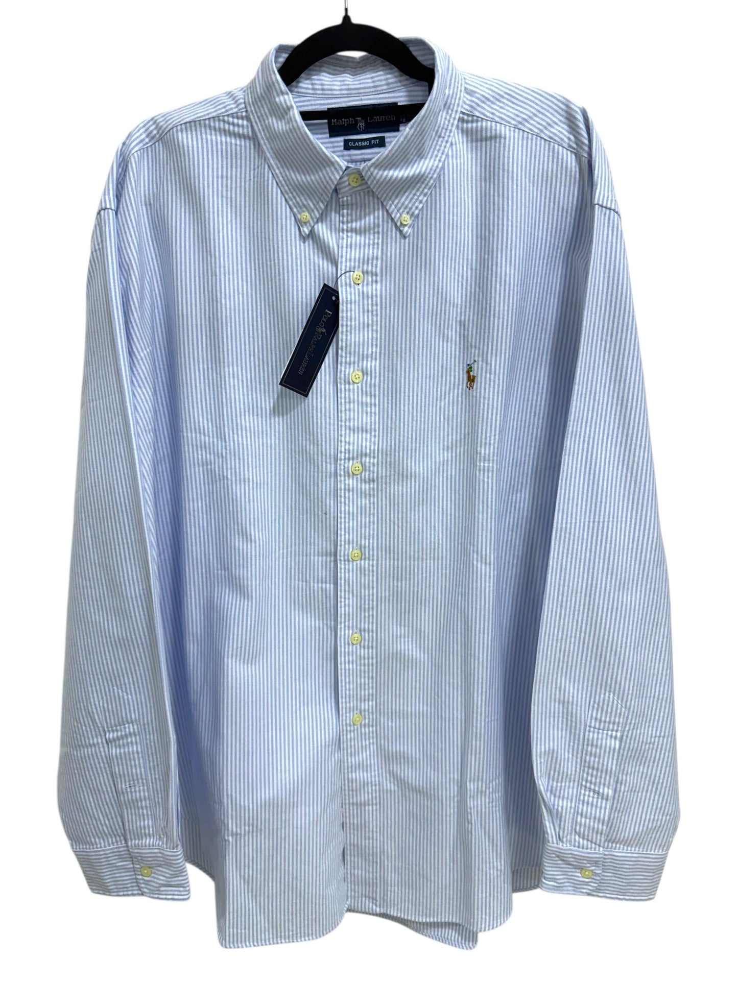 Camisa Polo Ralph Lauren Classic Fit Manga Larga Talla XXL