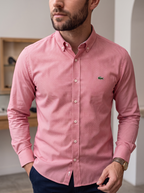 Camisa Lacoste Classic Fit manga larga talla M