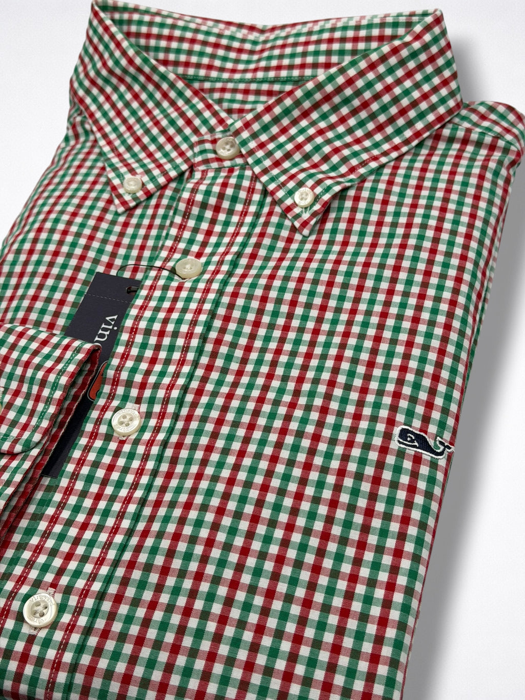 Camisa Vineyard Vines Classic Fit Manga Larga Talla L
