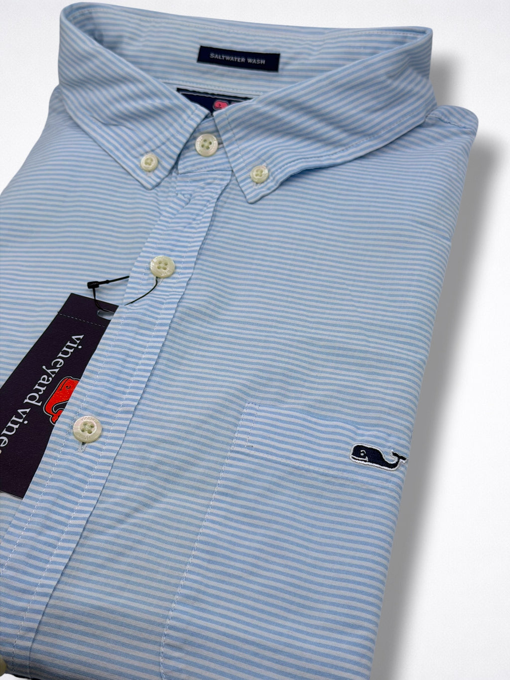 Camisa Vineyard Vines Classic Fit Manga Corta Talla L