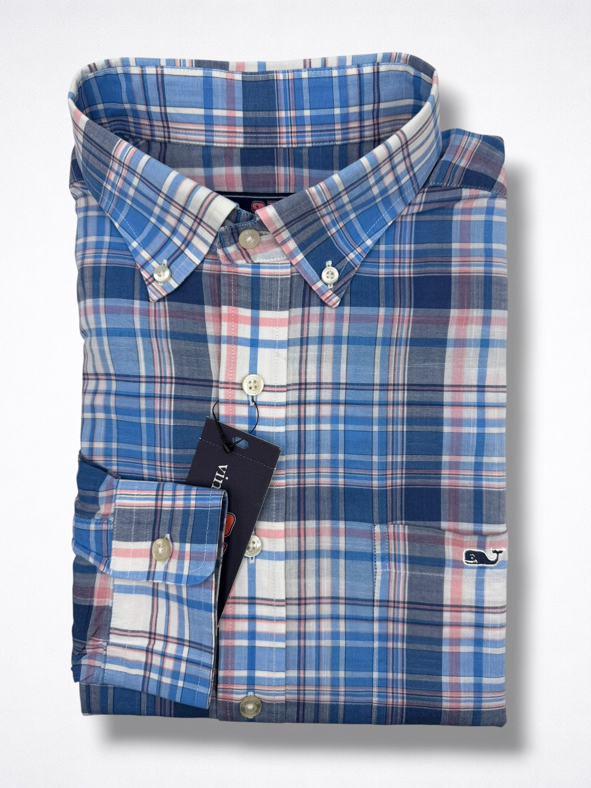 Camisa Vineyard Vines Classic Fit Manga Larga Talla L