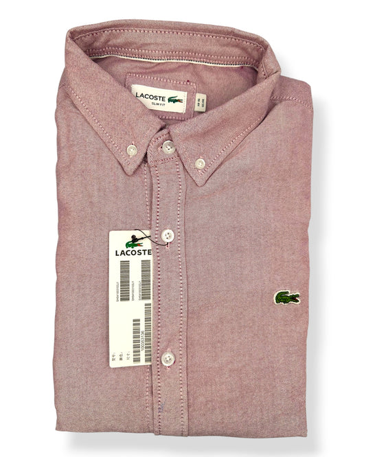 Camisa Lacoste Classic Fit Manga Larga Talla S