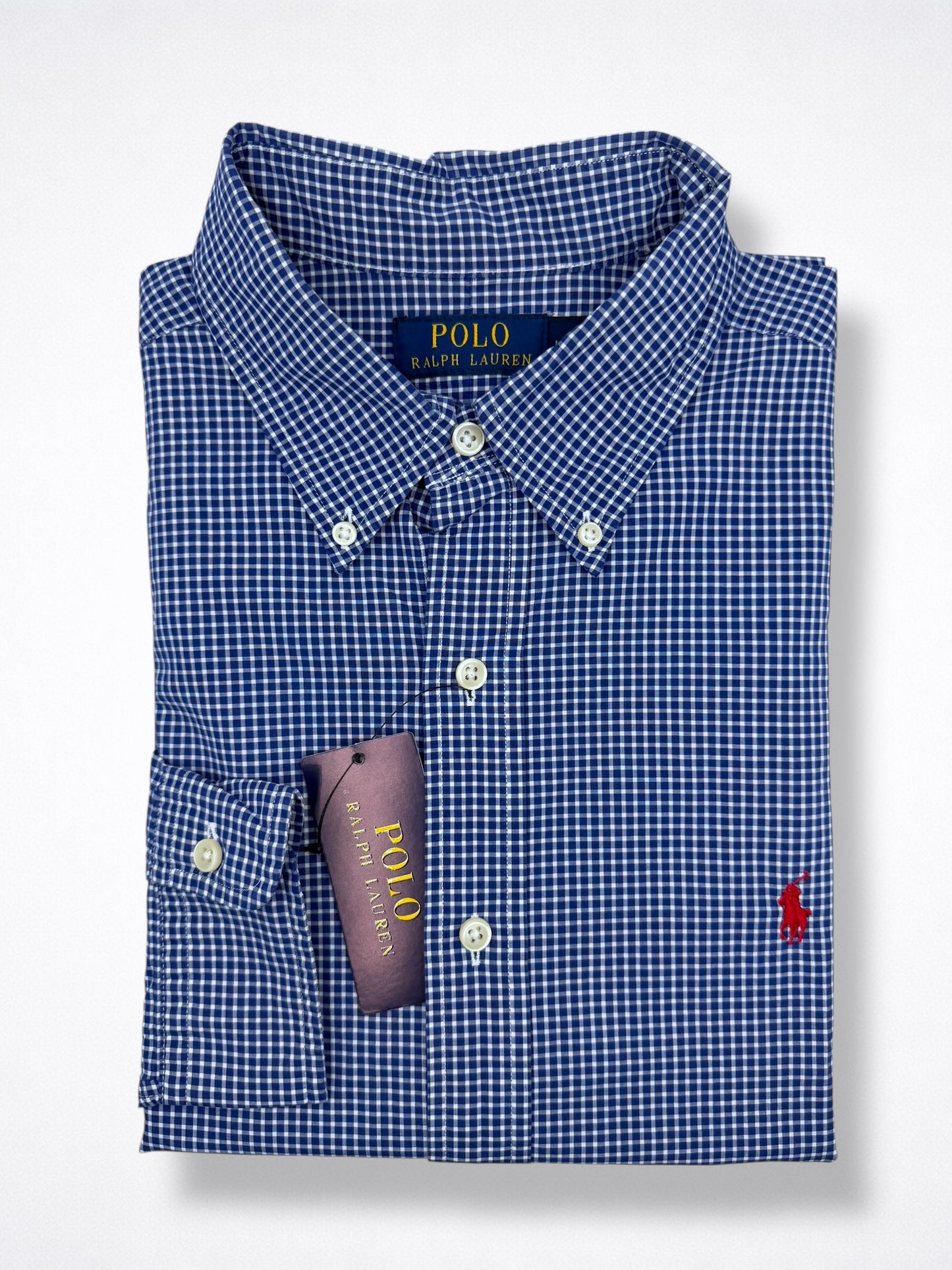 Camisa Polo Ralph Lauren Classic Fit Manga Larga Talla L