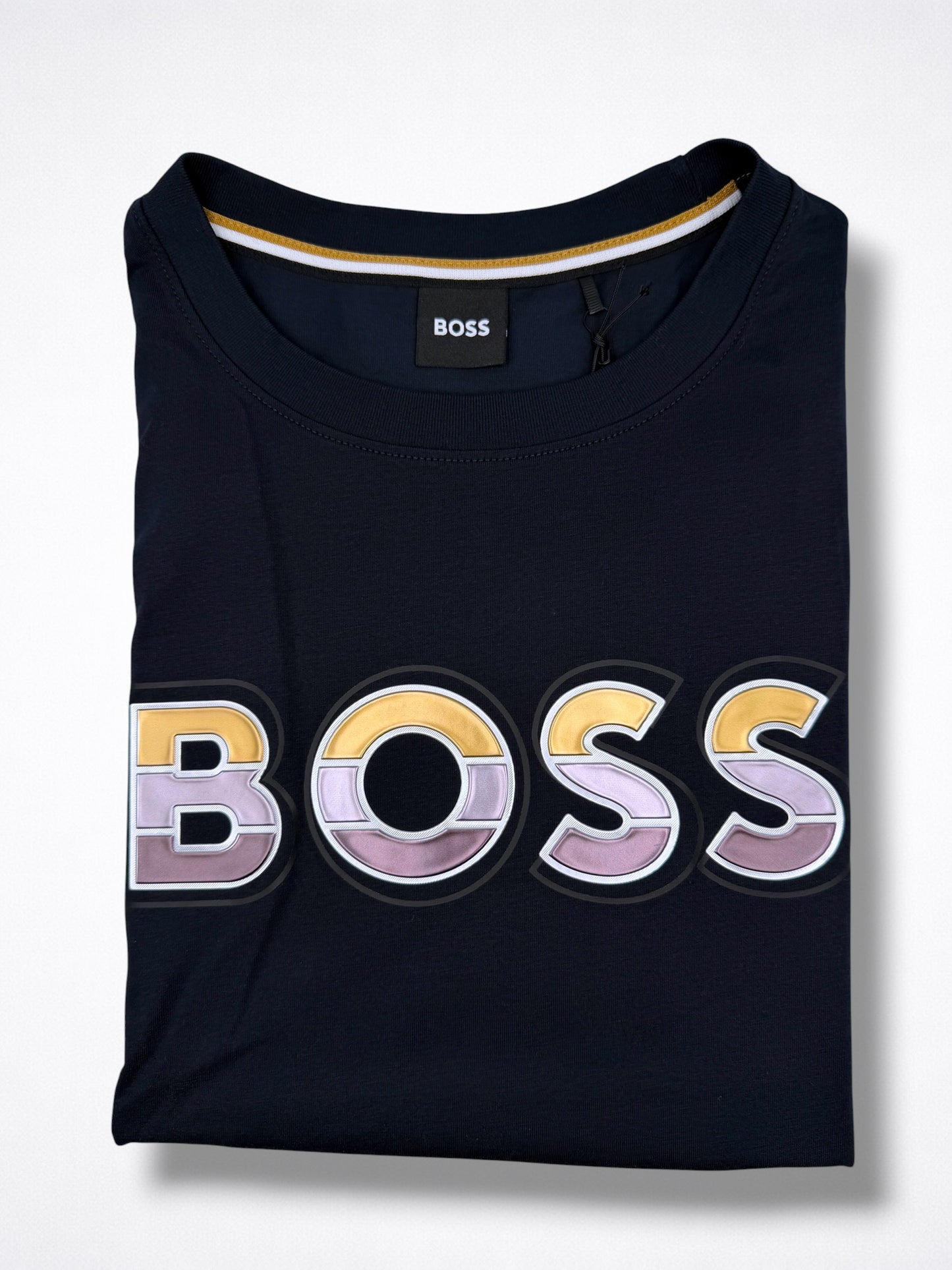 Playera Boss Classic Fit Cuello Redondo Talla L