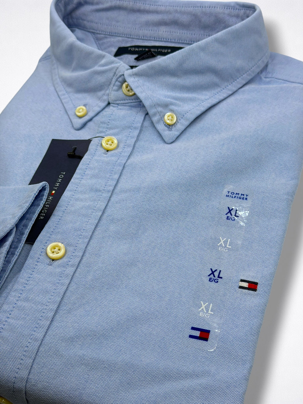 Camisa Tommy Hilfiger Custom Fit Manga Larga Talla XL