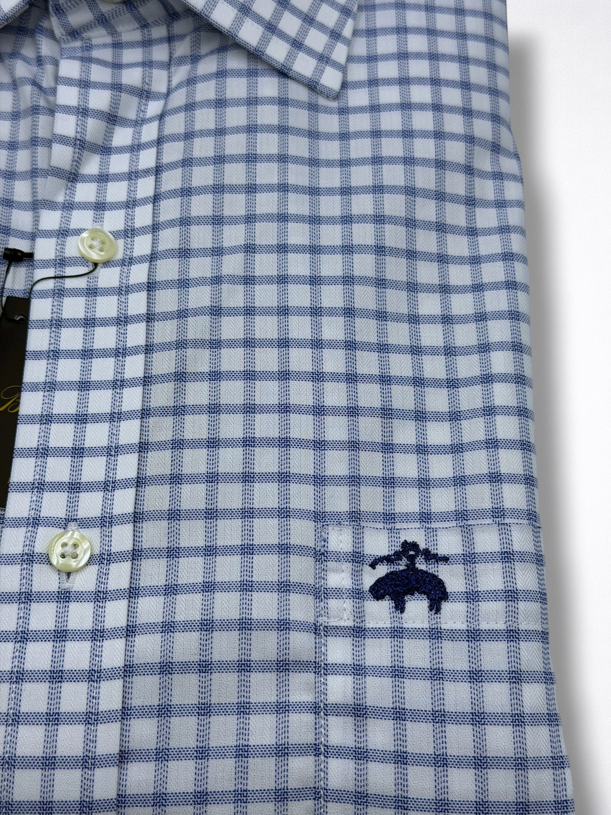 Camisa Brooks Brothers Classic Fit Manga Larga Talla M