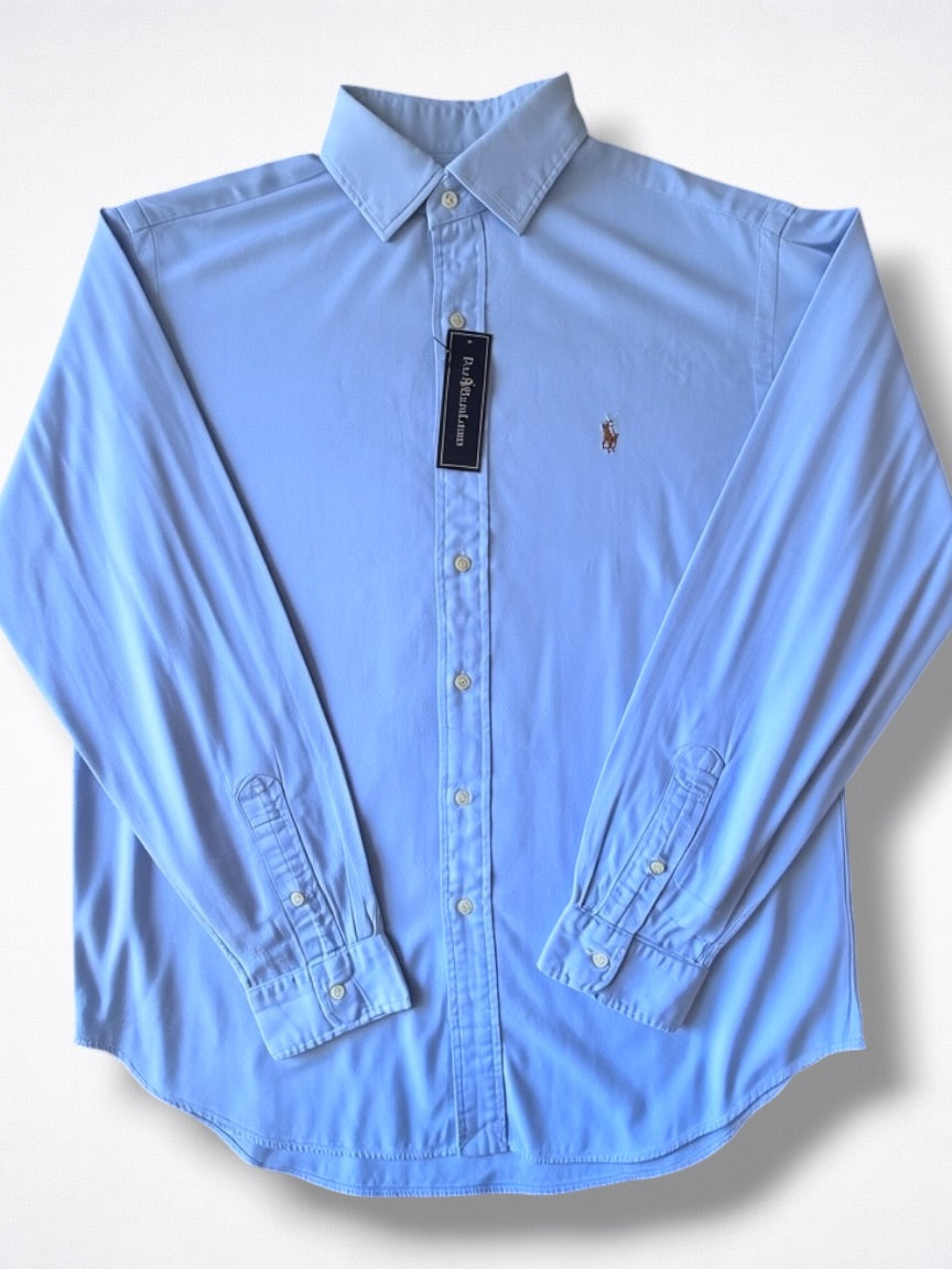 Camisa Polo Ralph Lauren Classic Fit Manga Larga Talla L