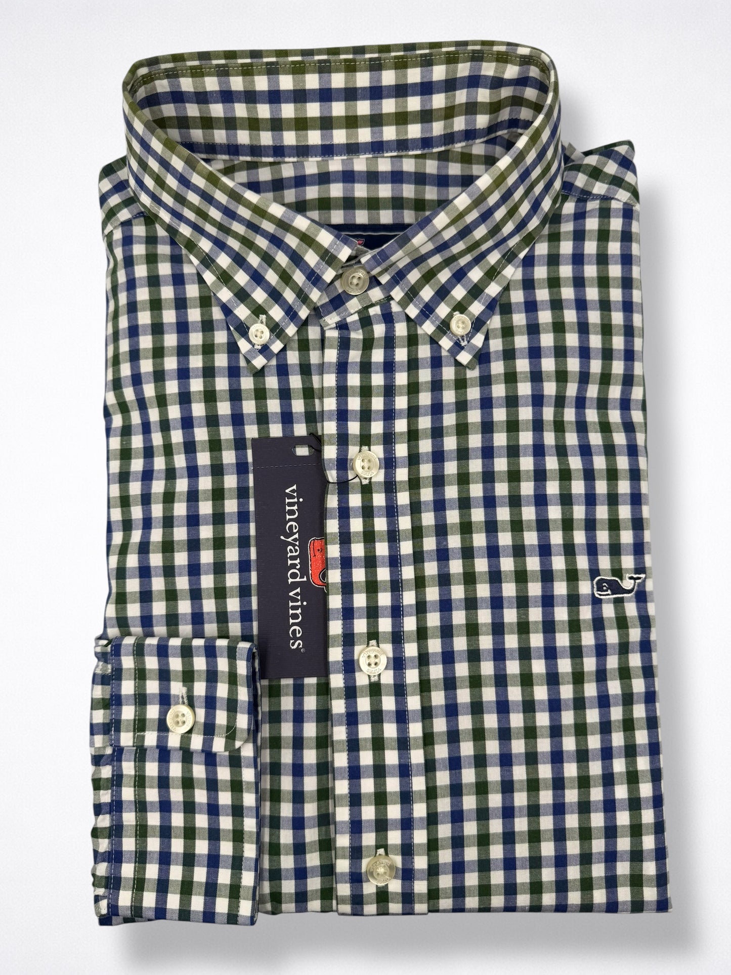 Camisa Vineyard Vines Classic Fit Manga Larga Talla M