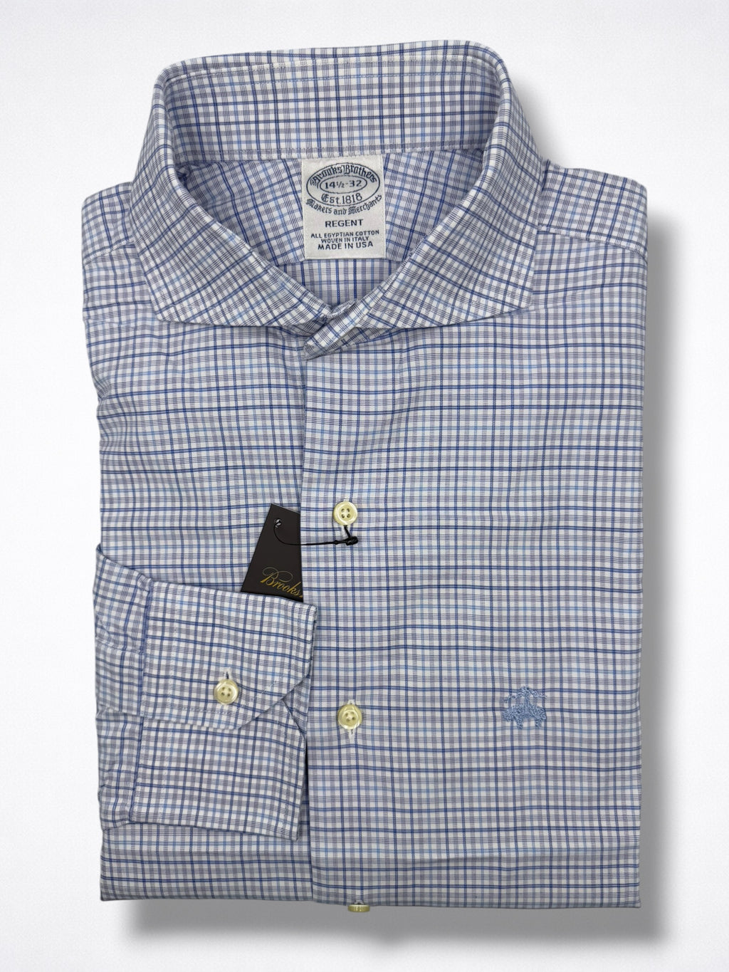 Camisa Brooks Brothers Classic Fit Manga Larga Talla S