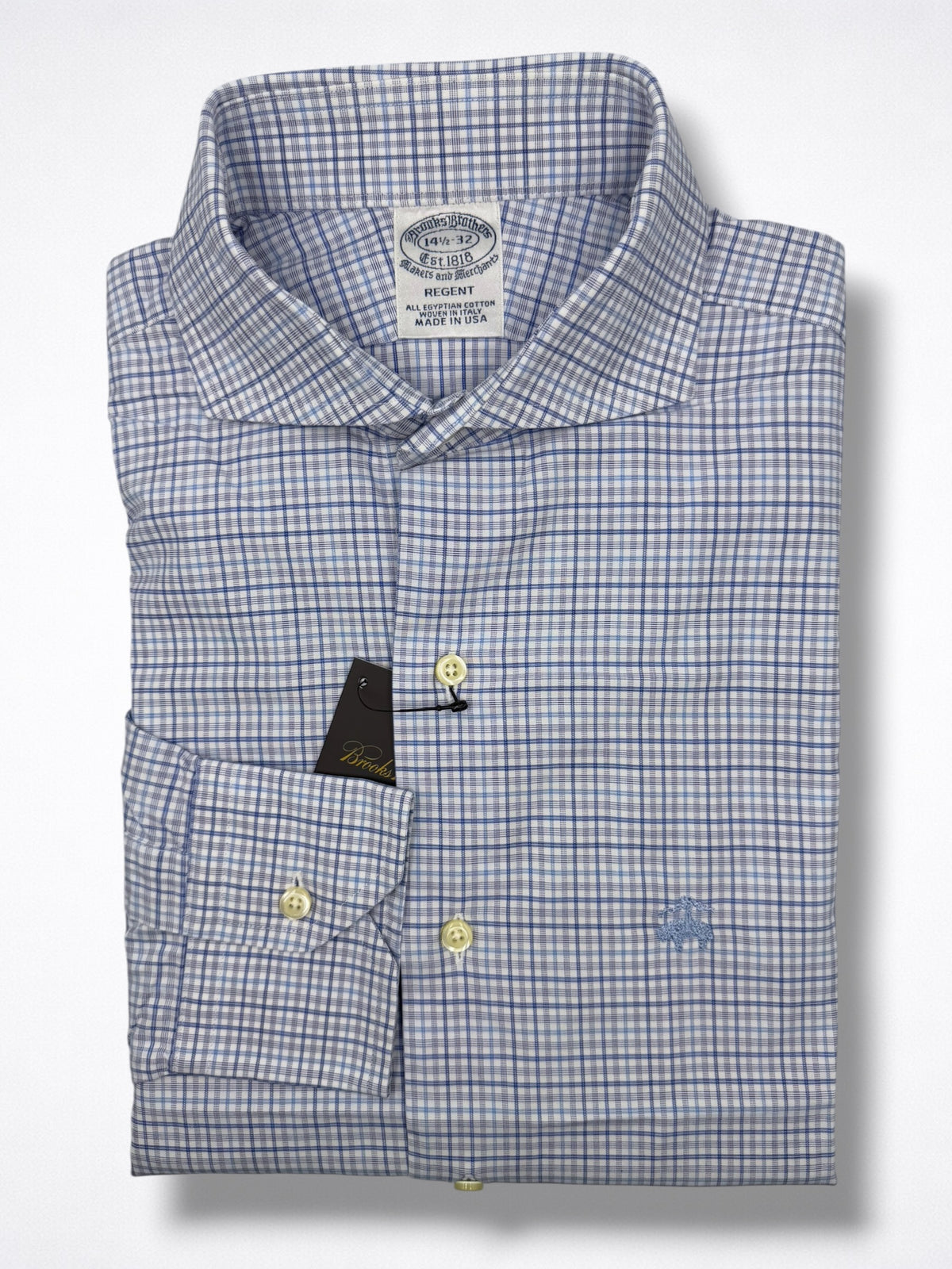 Camisa Brooks Brothers Classic Fit Manga Larga Talla S