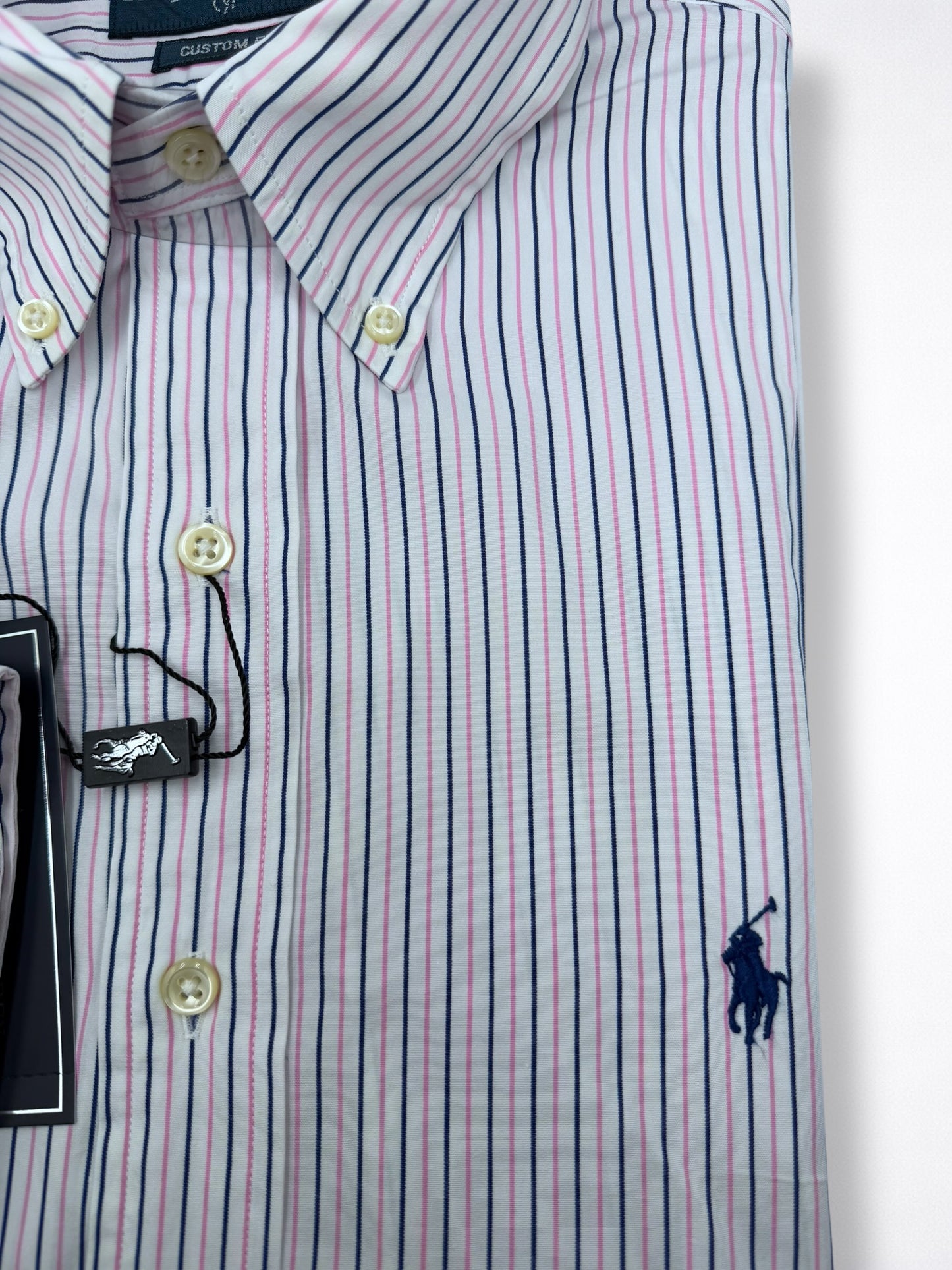 Camisa Polo Ralph Lauren Custom Fit Manga Larga Talla L