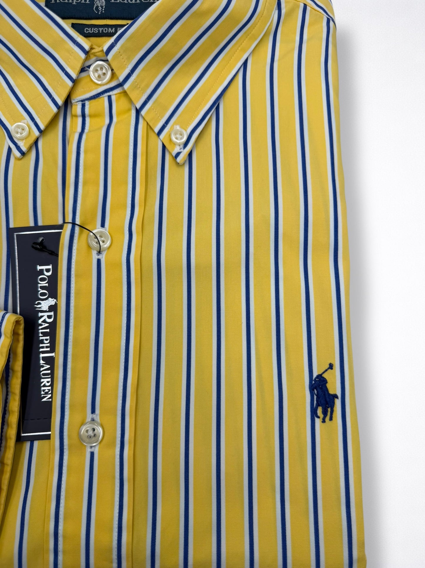 Camisa Polo Ralph Lauren Custom Fit Manga Larga Talla M