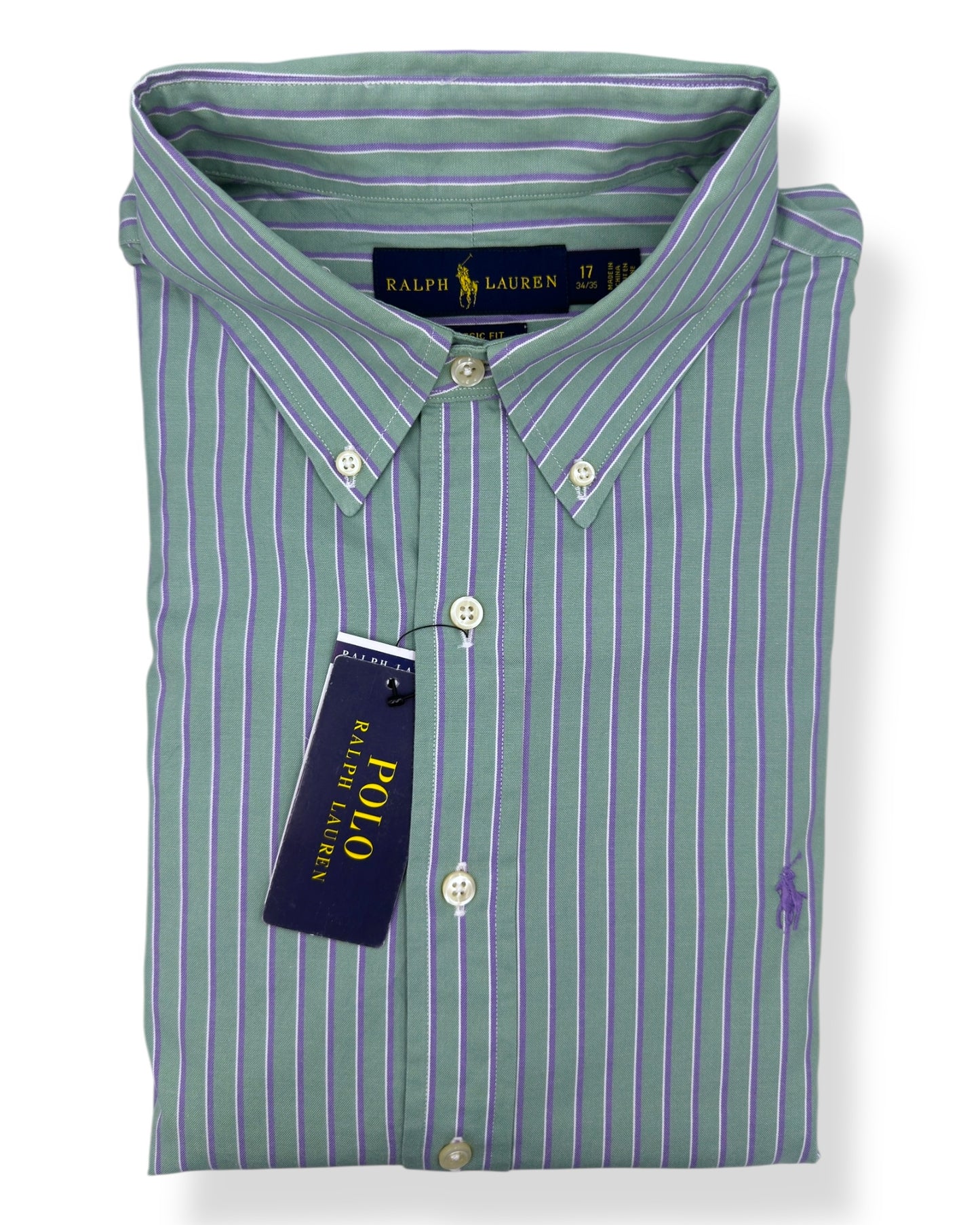 Camisa Polo Ralph Lauren Classic Fit Manga Larga Talla XL