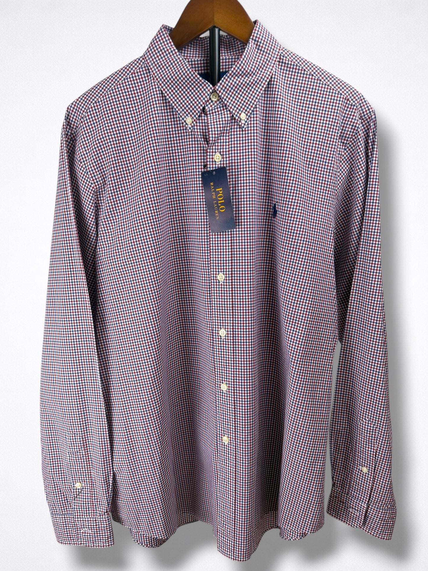 Camisa Polo Ralph Lauren Classic Fit Manga Larga Talla XL