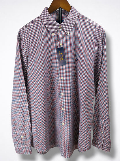 Camisa Polo Ralph Lauren Classic Fit Manga Larga Talla XL