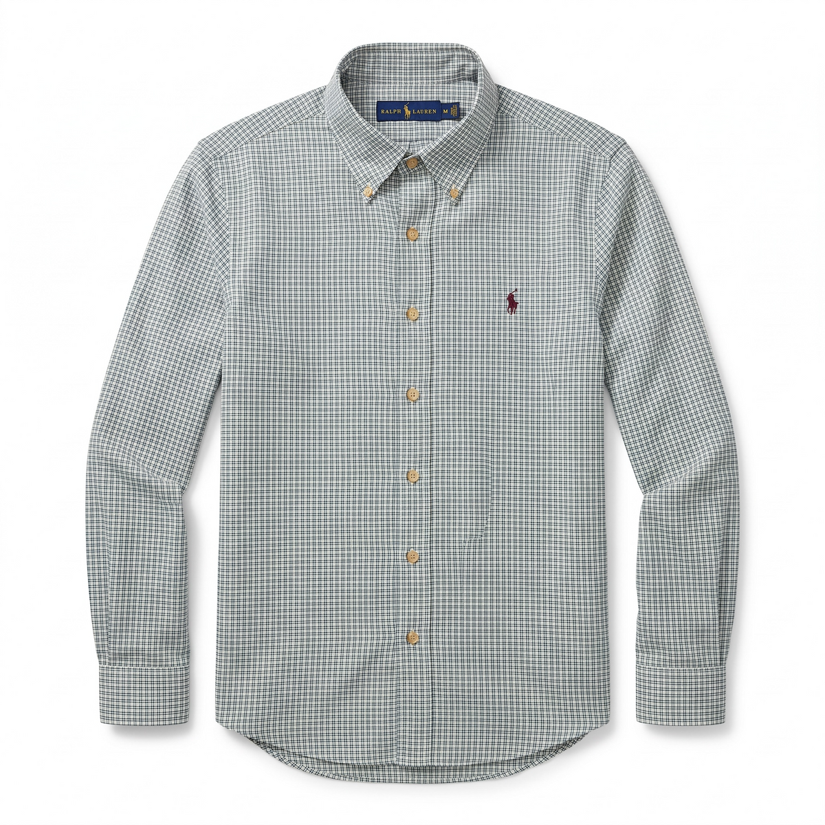 Camisa Polo Ralph Lauren Classic Fit manga larga talla M