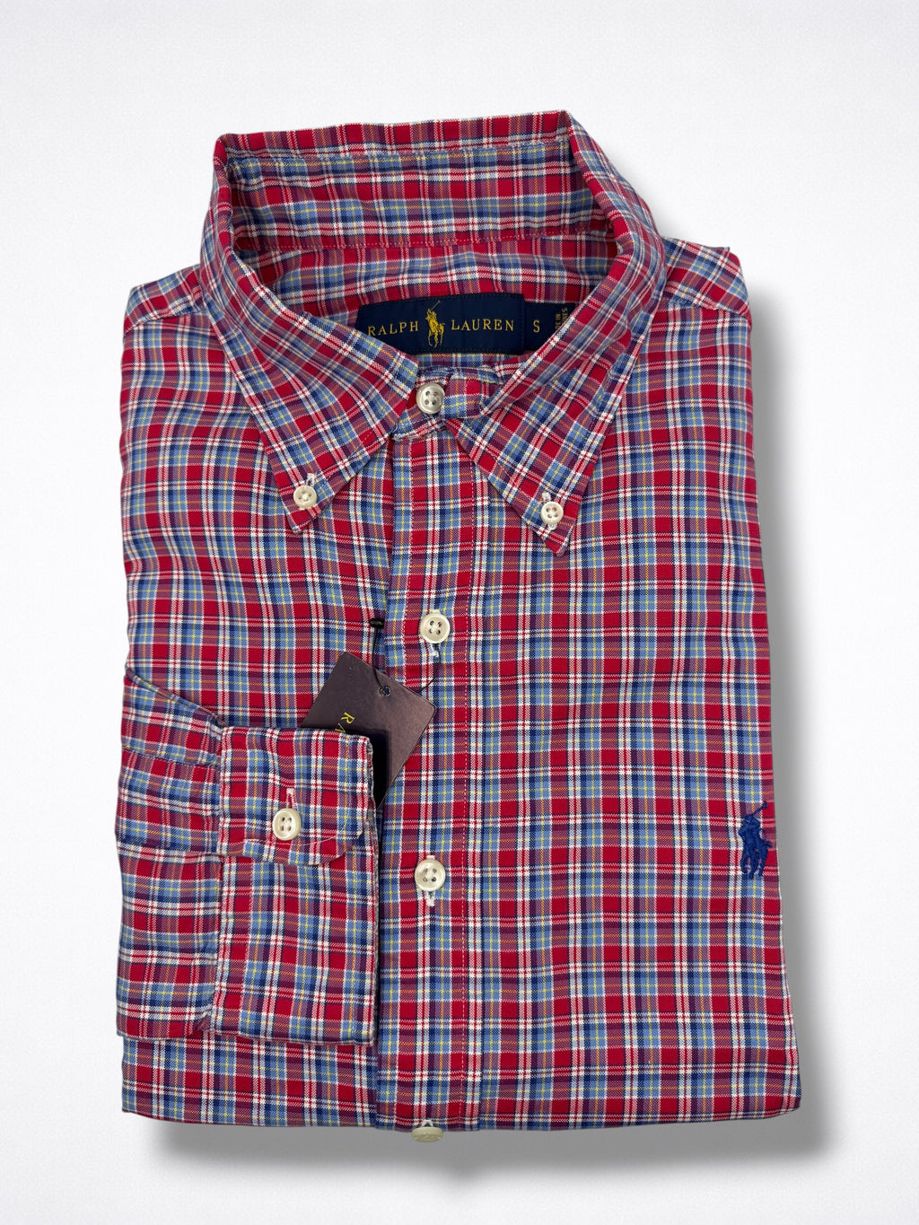 Camisa Polo Ralph Lauren Classic Fit manga larga talla S