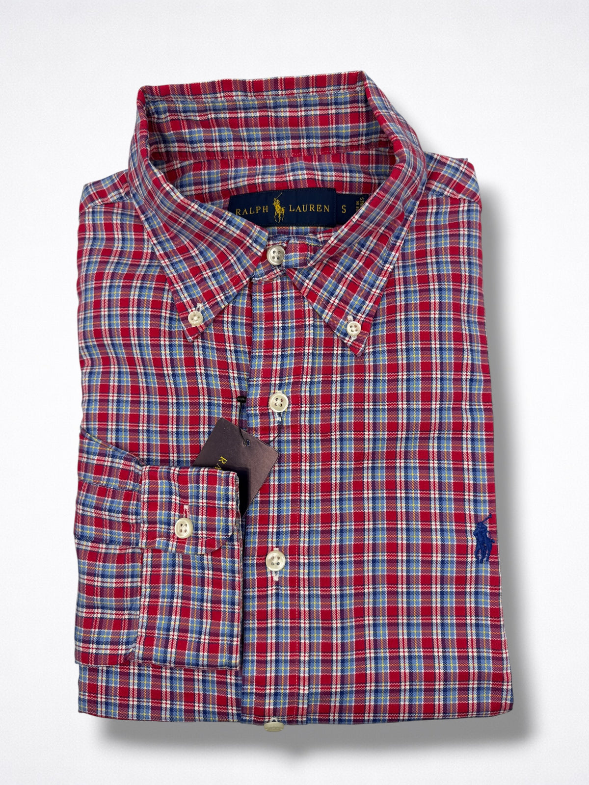 Camisa Polo Ralph Lauren Classic Fit manga larga talla S