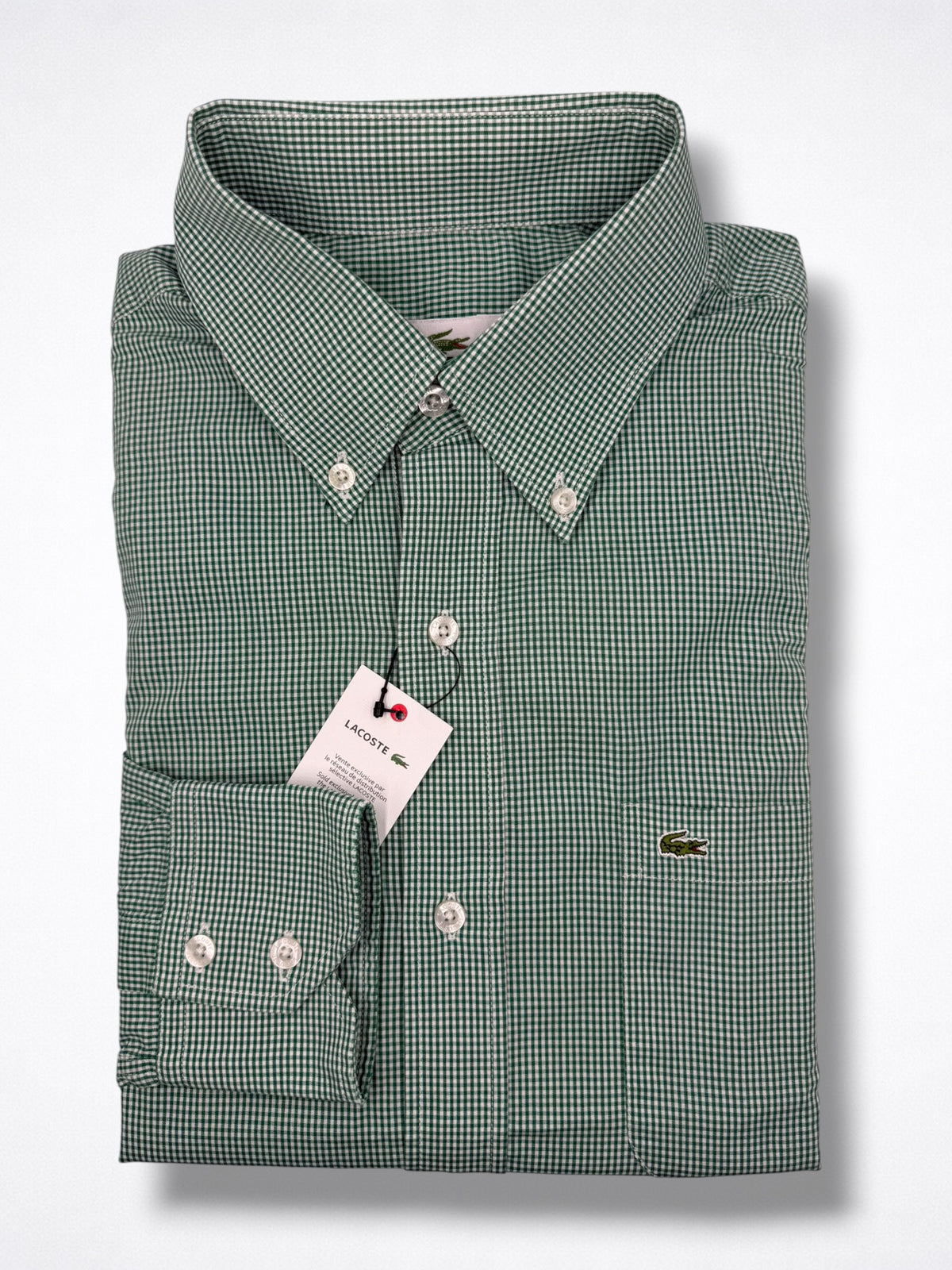 Camisa Lacoste Classic Fit Manga Larga Talla S