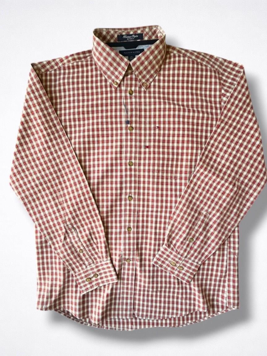 Camisa Tommy Hilfiger Classic Fit Manga Larga Talla L