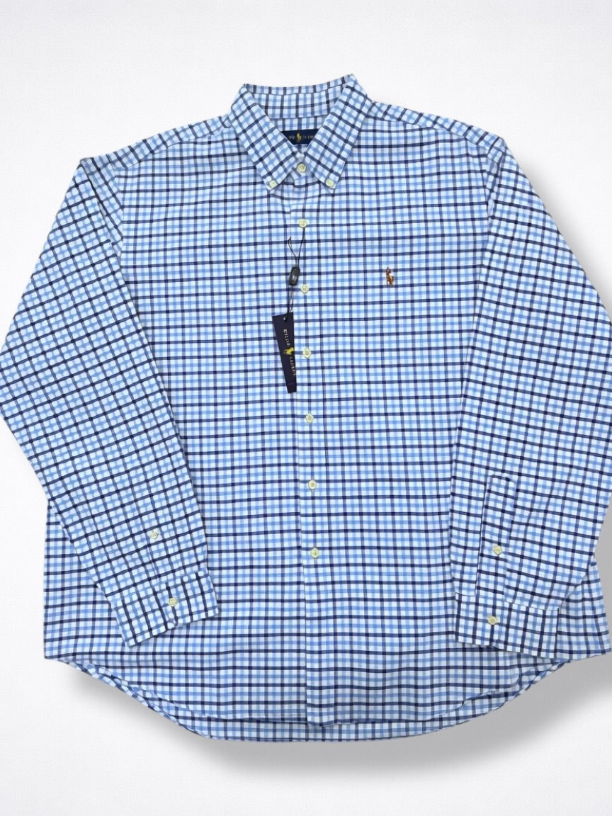 Camisa Polo Ralph Lauren Classic Fit Manga Larga Talla XXL