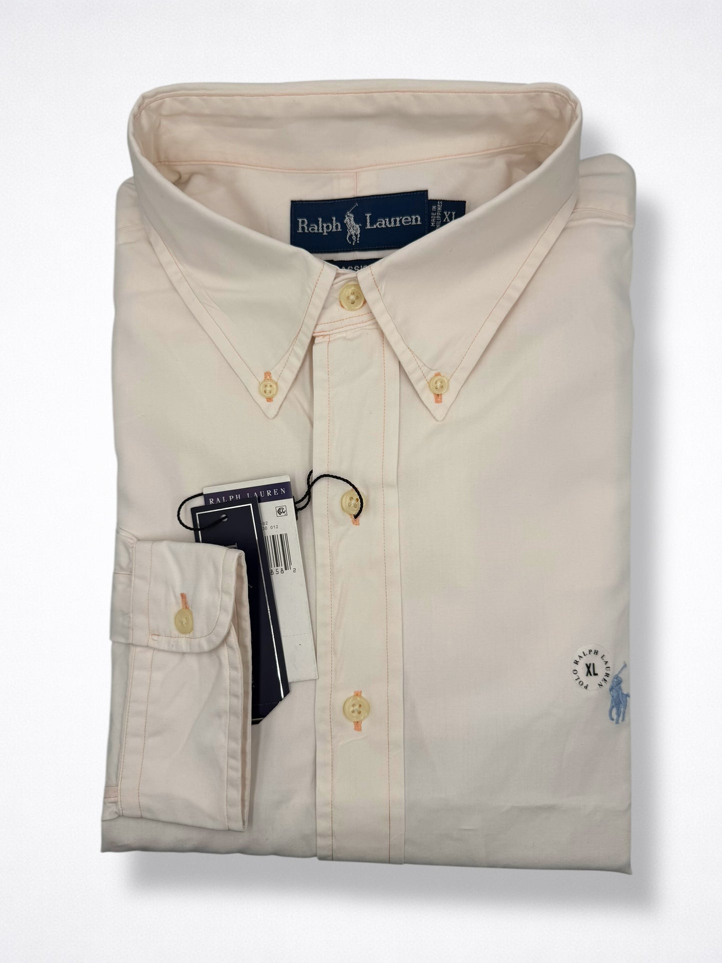 Camisa Polo Ralph Lauren Classic Fit Manga Larga Talla XL