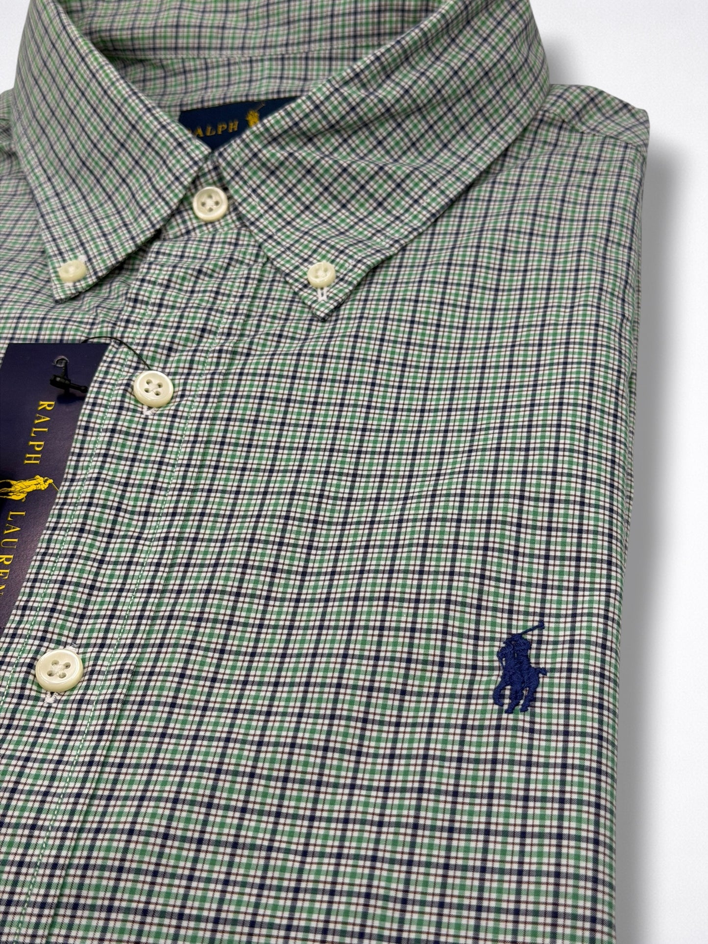 Camisa Polo Ralph Lauren Classic Fit Manga Larga Talla L