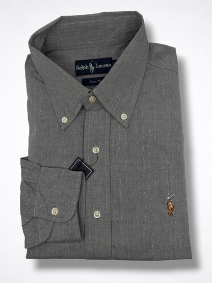 Camisa Polo Ralph Lauren Custom Fit Manga Larga Talla XL