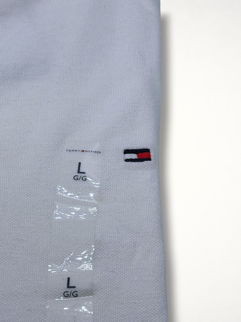 Playera Tommy Hilfiger Custom Fit tipo polo talla L