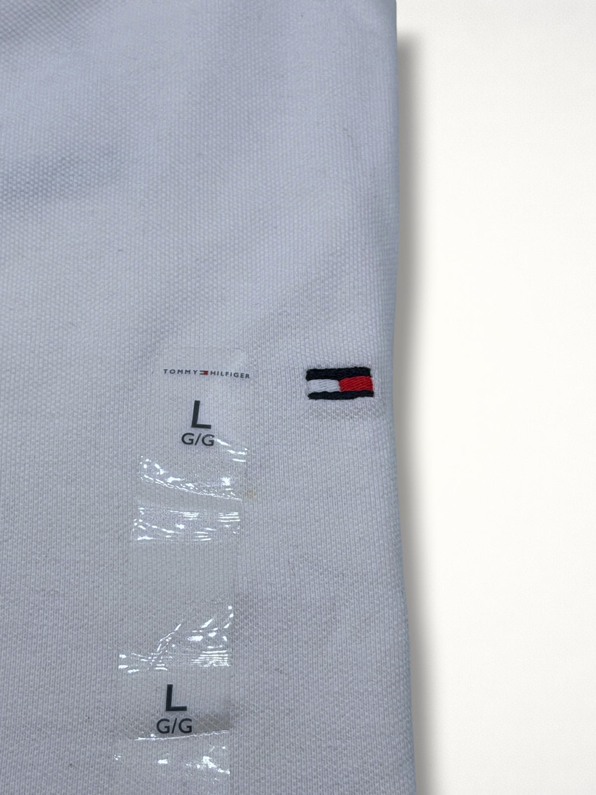 Playera Tommy Hilfiger Custom Fit tipo polo talla L