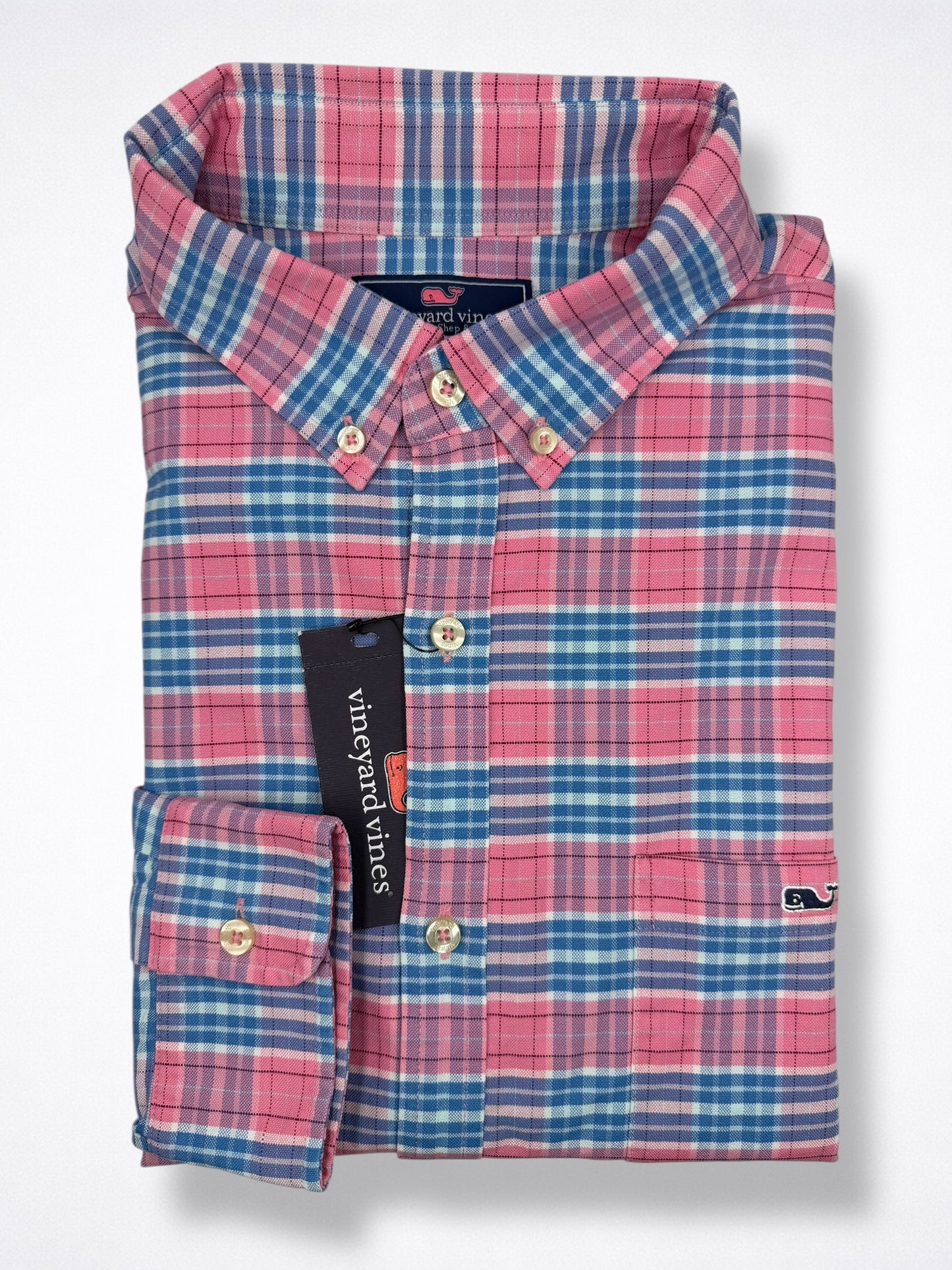Camisa Vineyard Vines Classic Fit Manga Larga Talla L