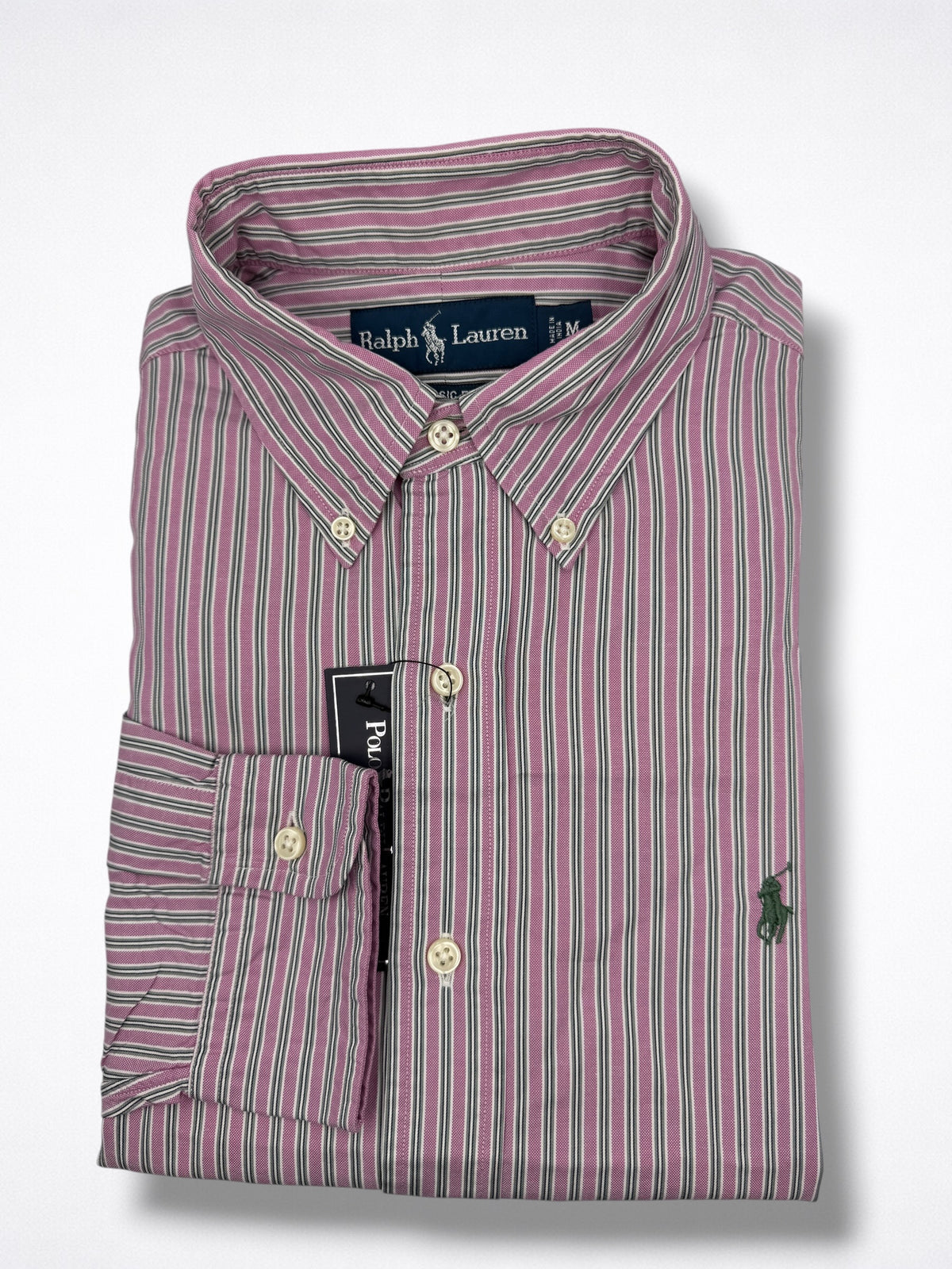 Camisa Polo Ralph Lauren Classic Fit manga larga talla M