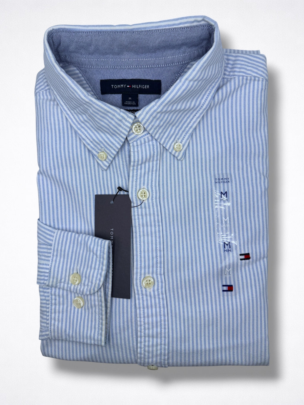 Camisa Tommy Hilfiger Custom Fit Manga Larga Talla M