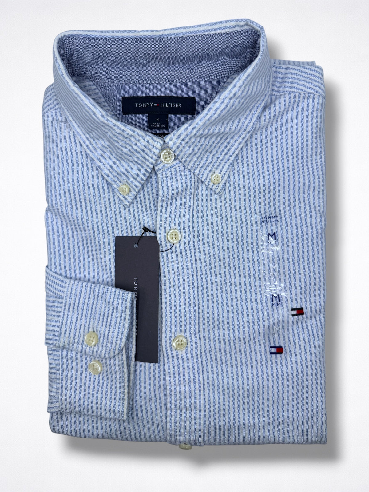 Camisa Tommy Hilfiger Custom Fit Manga Larga Talla M