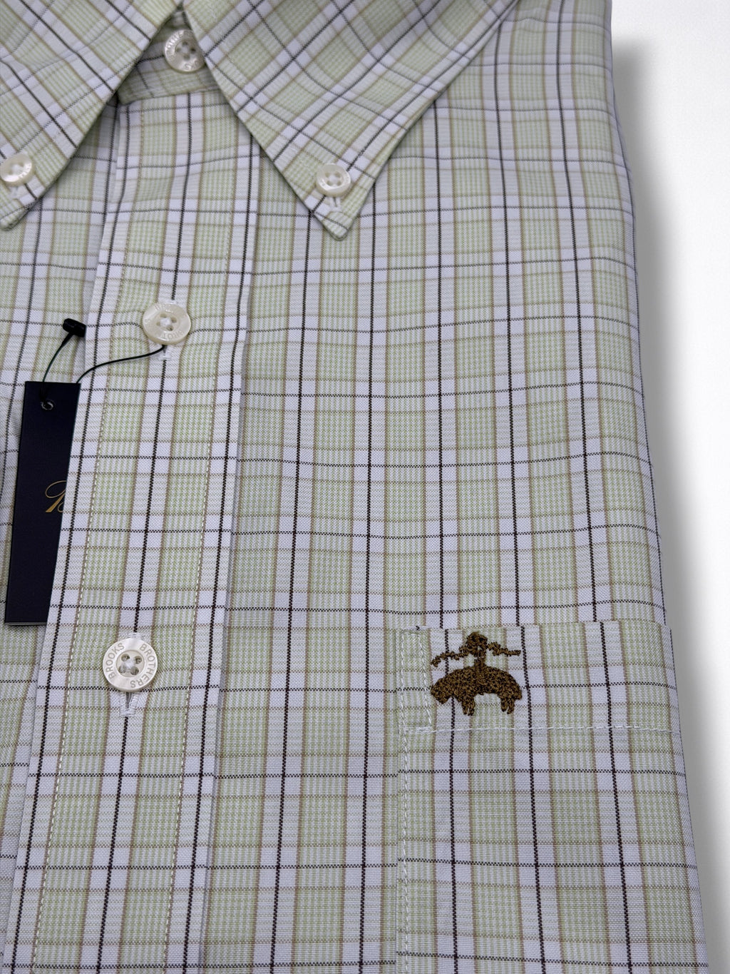 Camisa Brooks Brothers Classic Fit Manga Larga Talla XL
