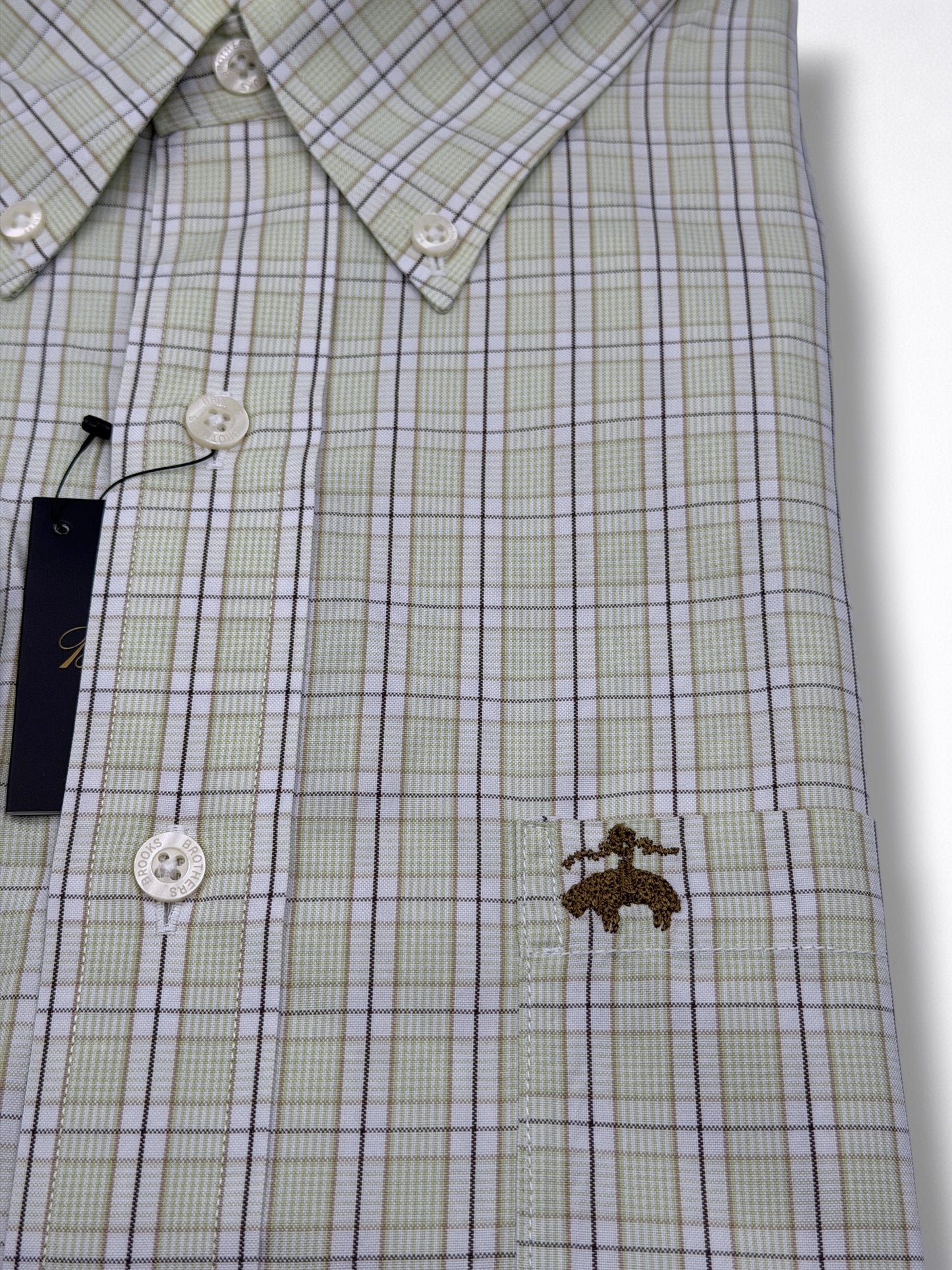 Camisa Brooks Brothers Classic Fit Manga Larga Talla XL