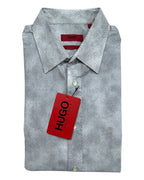 Camisa Hugo Custom Fit Manga Larga Talla S