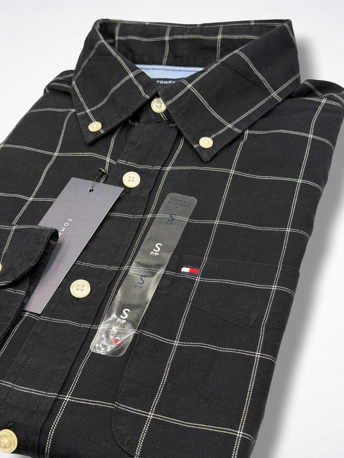 Camisa Tommy Hilfiger Classic Fit Manga Larga Talla S