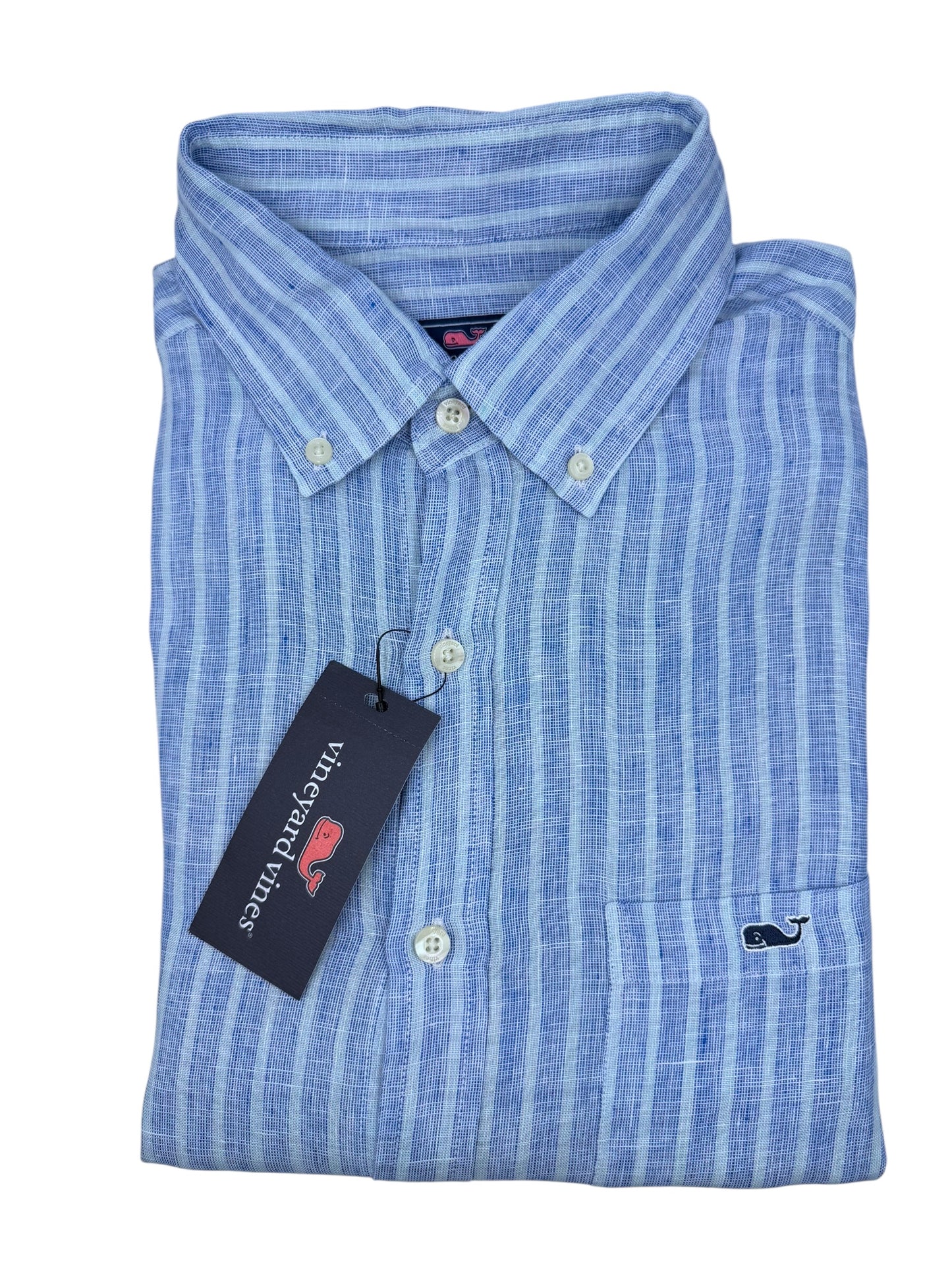Camisa Vineyard Vines Classic Fit Manga Corta Talla M