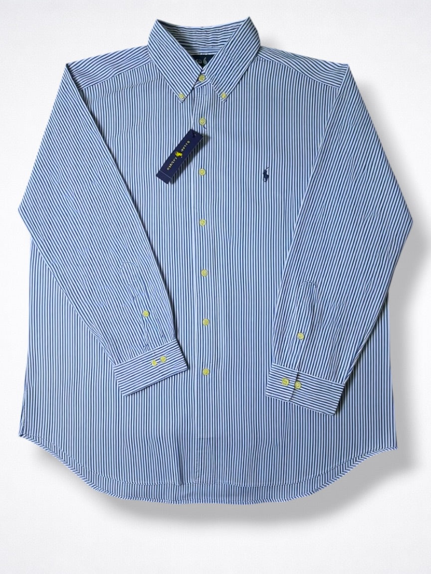 Camisa Polo Ralph Lauren Classic Fit Manga Larga Talla XL