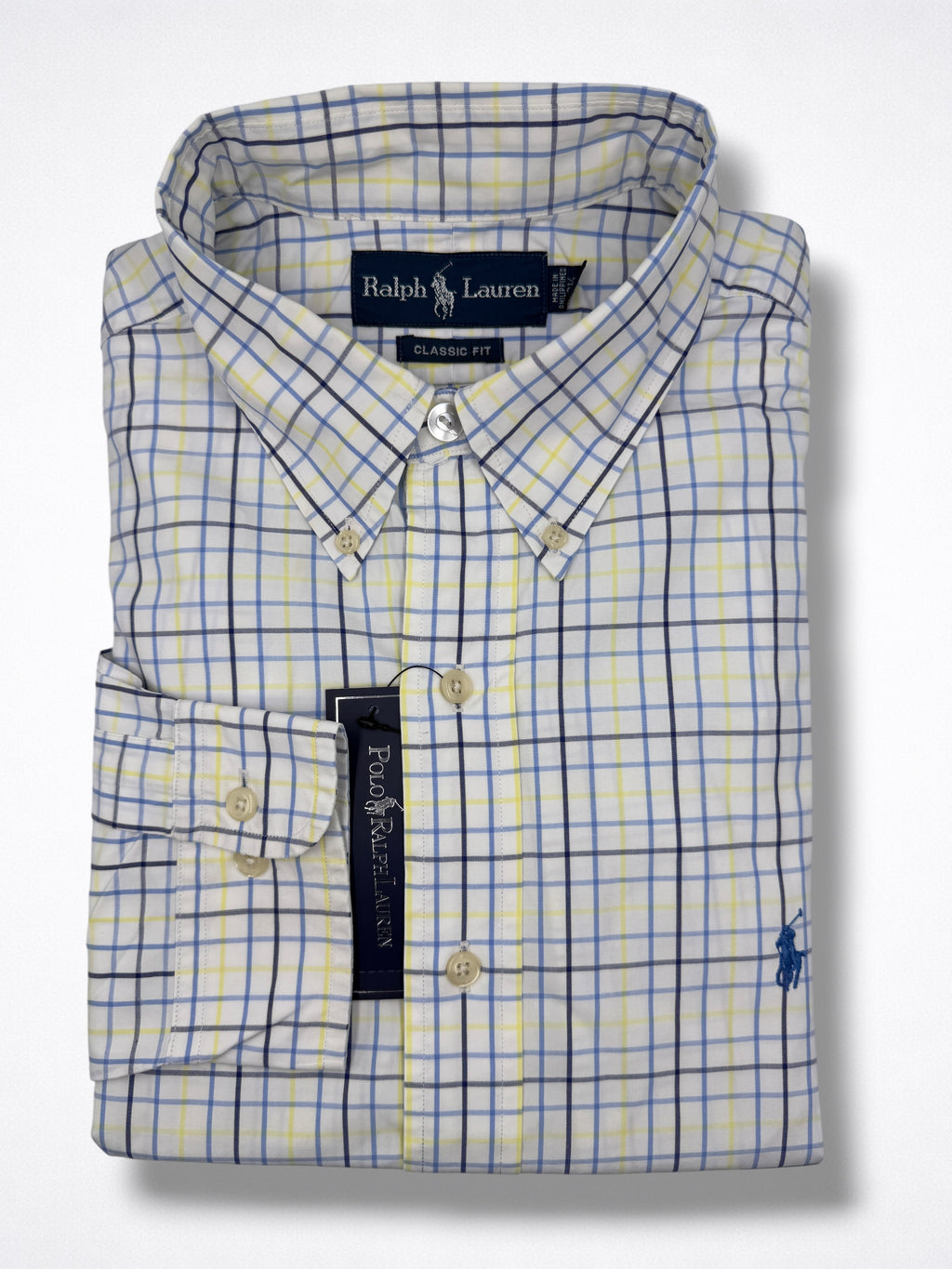 Camisa Polo Ralph Lauren Classic Fit manga larga talla L